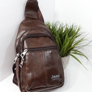 Jeep Sling Bag (Chocolate)